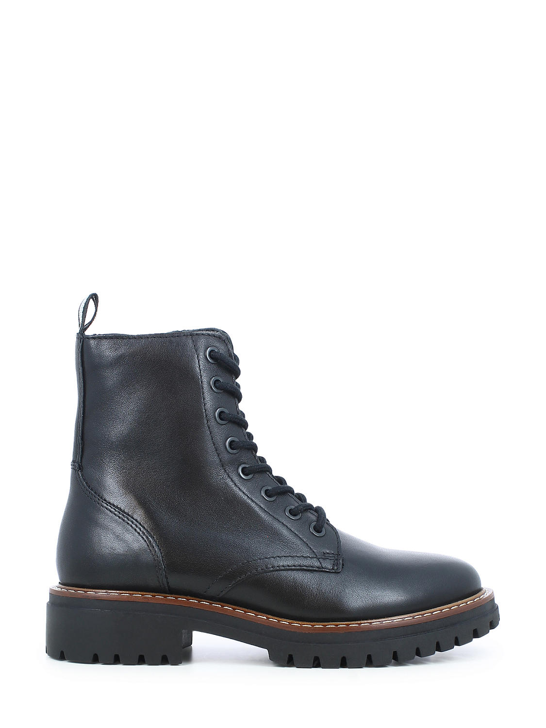 VYNE Savona Leather Lace Boots Black