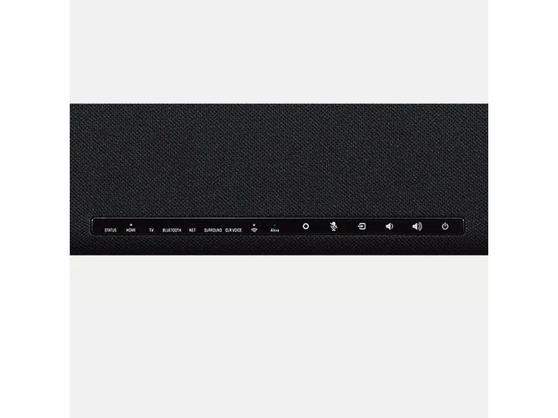 Yamaha YAS-109 - Soundbar - trådløs - Ethernet, Fast Ethernet, Wi-Fi, Bluetooth - trevejs - sort