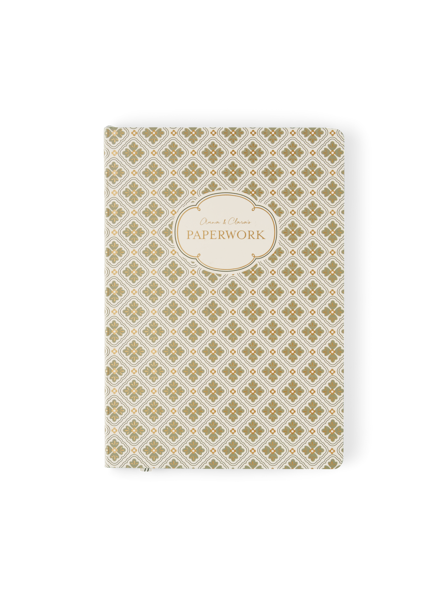 Notesbog med linjeret papir A5 | Papir. Softcover. A5. 126 sider. | Off White