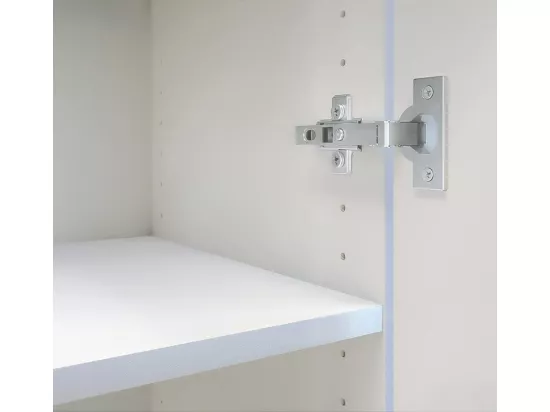 Armoire De Bureau Blanc Mat/ Blanc Haute Brillance (hxlxp): 78 X 82 X 37