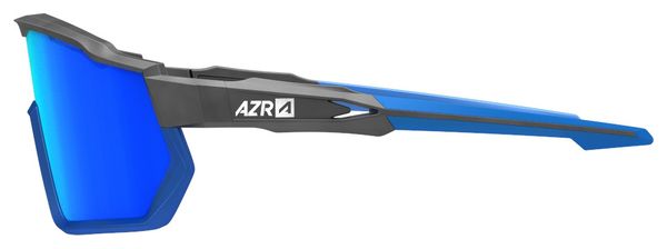 Lunettes AZR Pro Race RX Bleu Noir Mat / Ecran Bleu