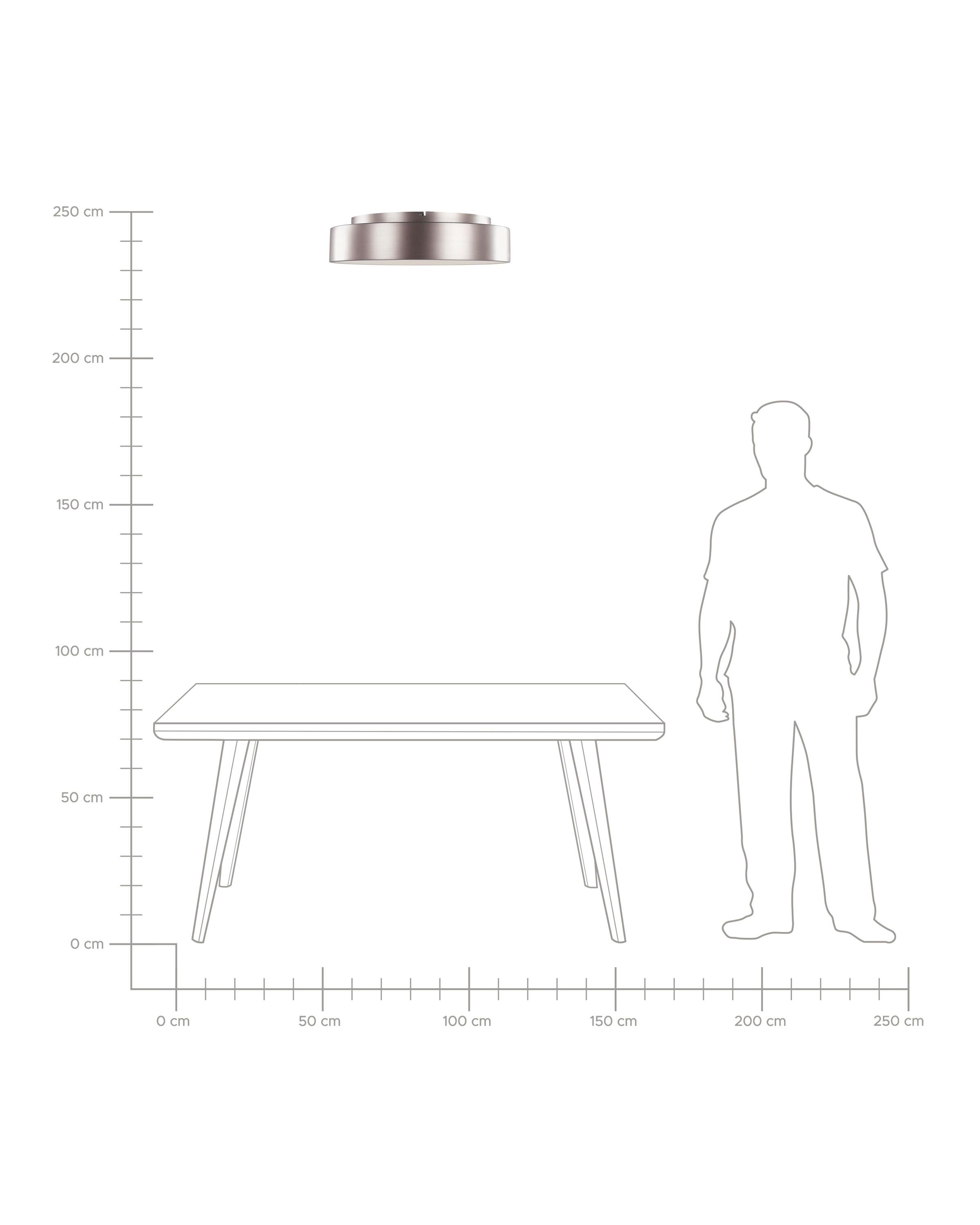 LED plafondlamp DAWEI Metaal Lichtbruin