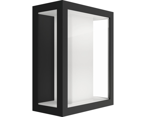 Philips Hue LED wandlamp White & Color Ambiance 1200 lm zwart 24x19 cm - Compatibel met SMART HOME van Hornbach