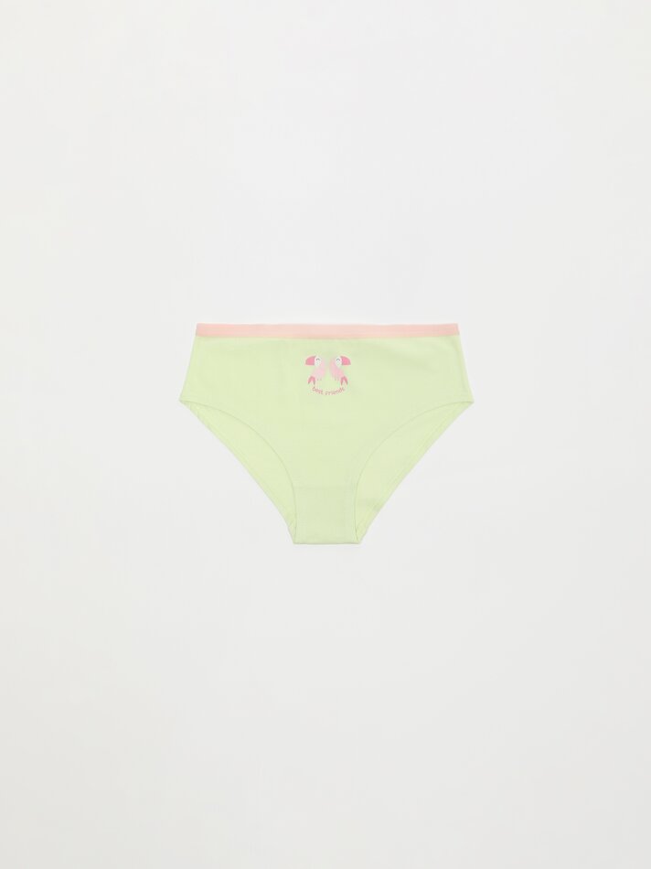 Pacote com 7 calcinhas hipster estampadas - Cores variadas