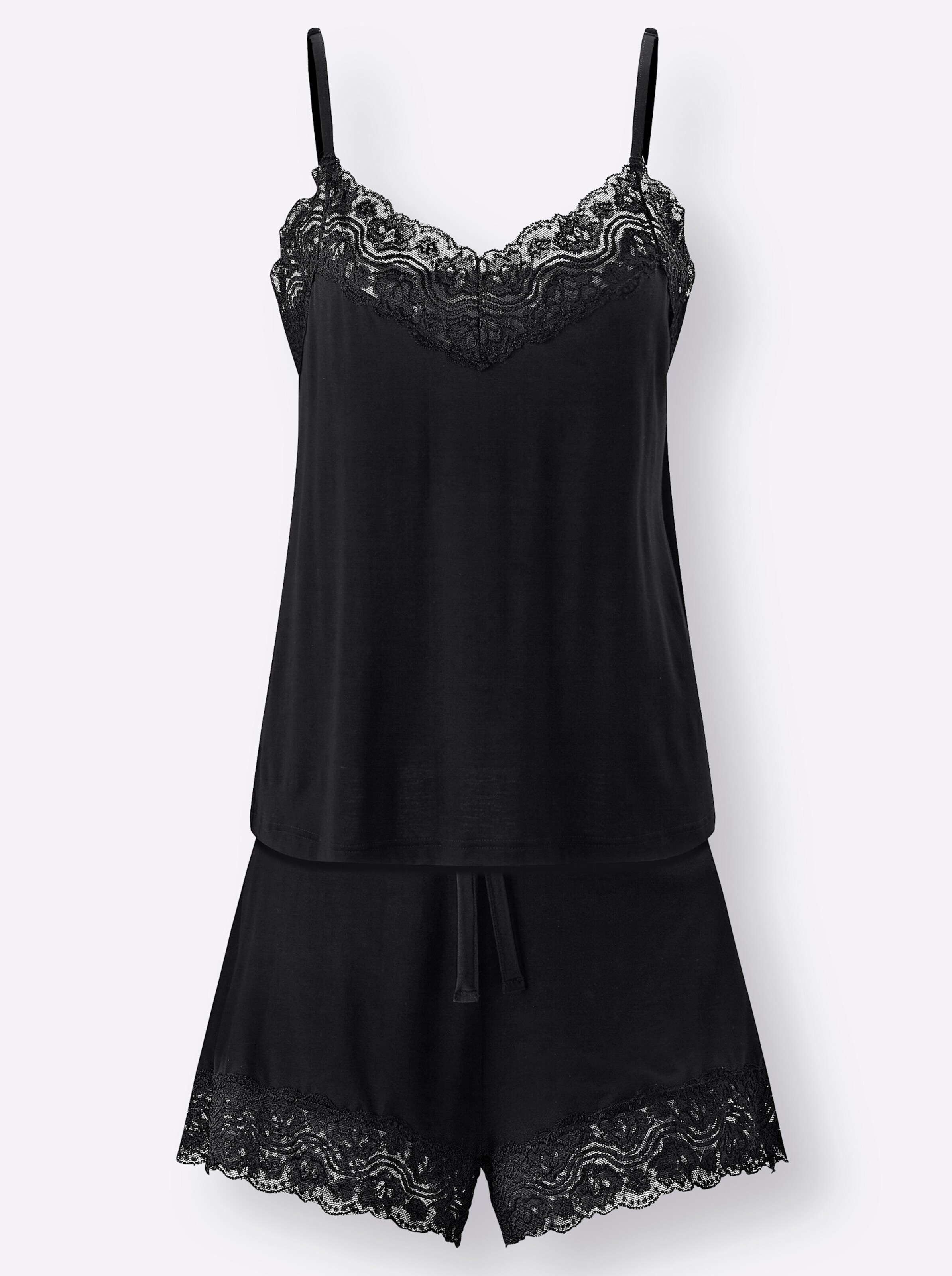 wäschepur Shorty in schwarz