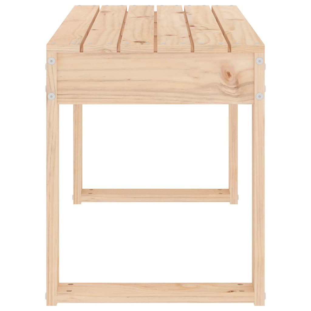 Banc de jardin 80x38x45 cm bois massif de pin