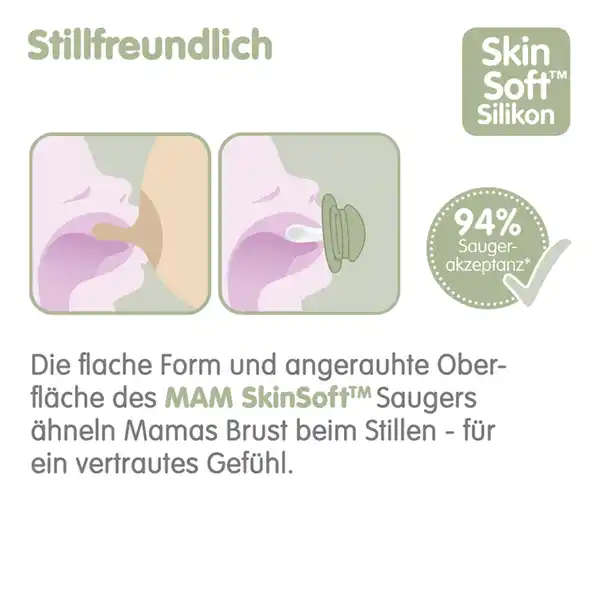 Schnuller Original Night, Silikon, 6-16 M., Reh / Eule
