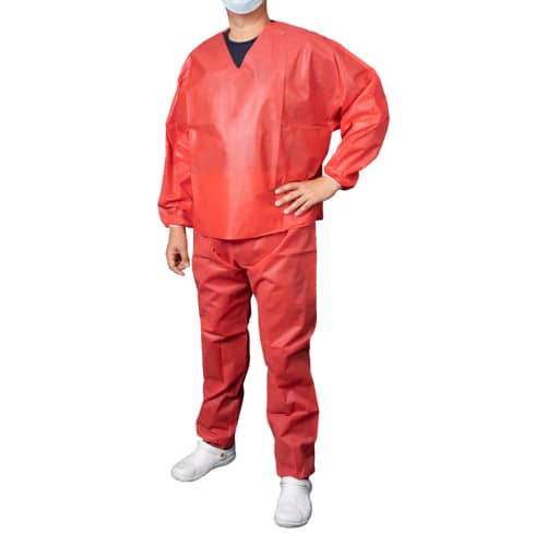 Set pantalon et marinière PLP 50g/m² rouge