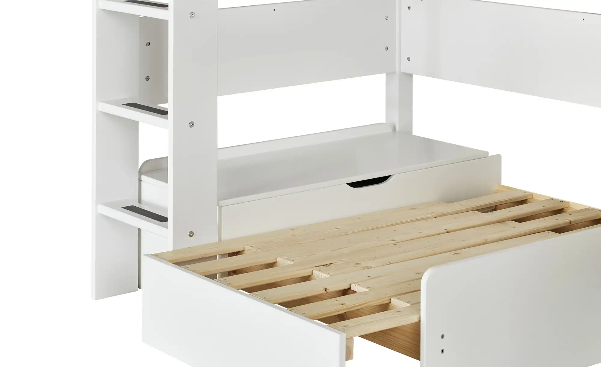 FLEXA Hochbett mit senkrechter Leiter Flexa White