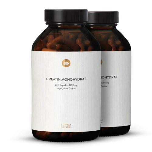 Sunday Natural Products  Creatin KapselnCreatin Monohydrat