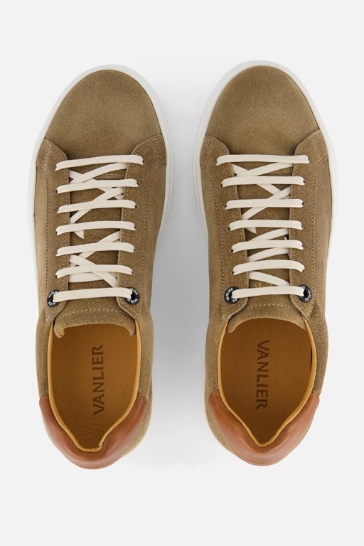 Van Lier Barossa Sneakers taupe Suede