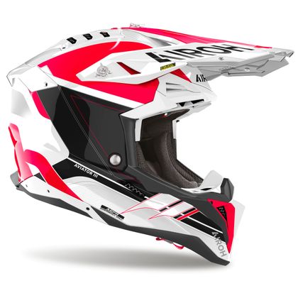Casque cross Airoh AVIATOR 3 - SABER 2024 - Rouge