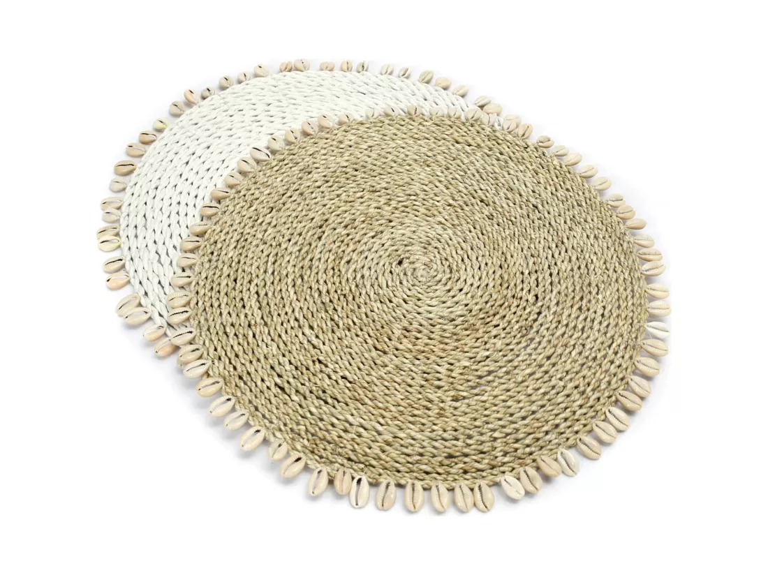Set de Table Jonc de Mer et Coquillages