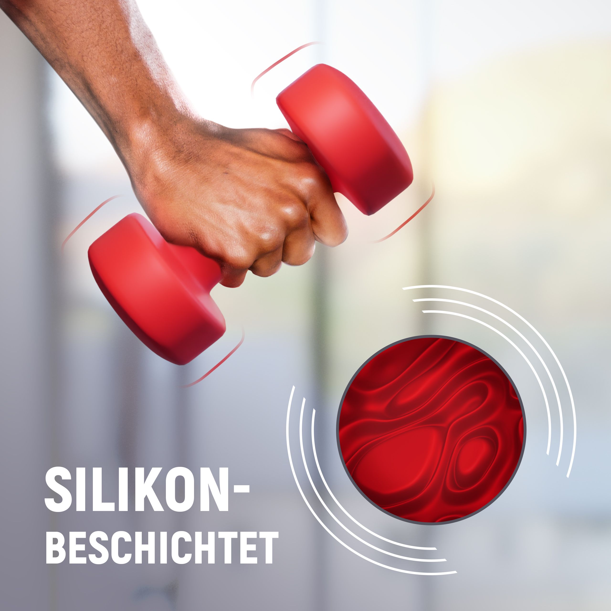 NEOLYMP 2er Set rutschfeste Neopren Hanteln 5 KG