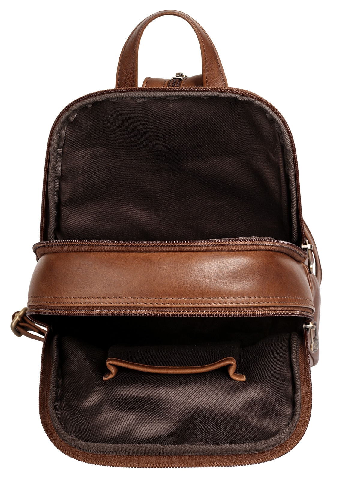 Piké Cityrucksack echt Leder