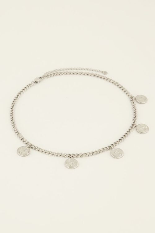 Ketting met munten bedels