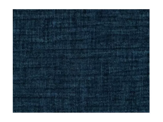 Canapé de relaxation électrique Ross 3 places en tissu texturé 3D - Bleu foncé - L200 x P100 x H102cm - Loungitude