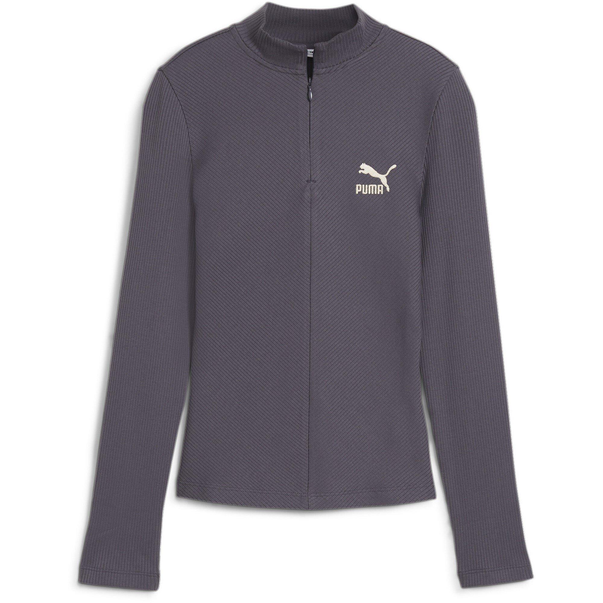 Puma CLASSICS Ribbed Half-Zip Long Sleeve