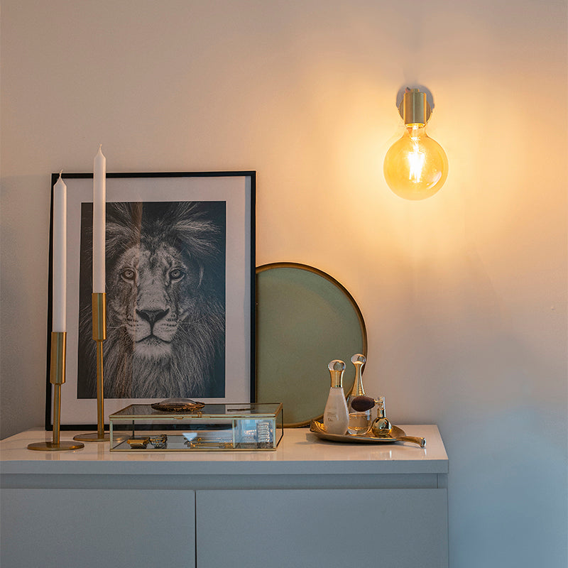 QAZQA Smart Art Deco wandlamp goud incl. G95 WiFi lichtbron - Facil