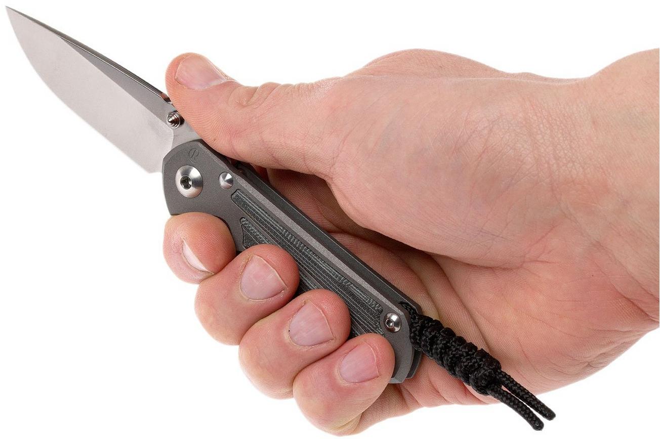 Chris Reeve Small Inkosi Black Micarta Inlays SIN-1012 zakmes