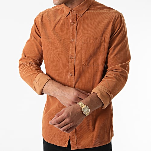 Chemise Manches Longues Velours 21104208 Camel