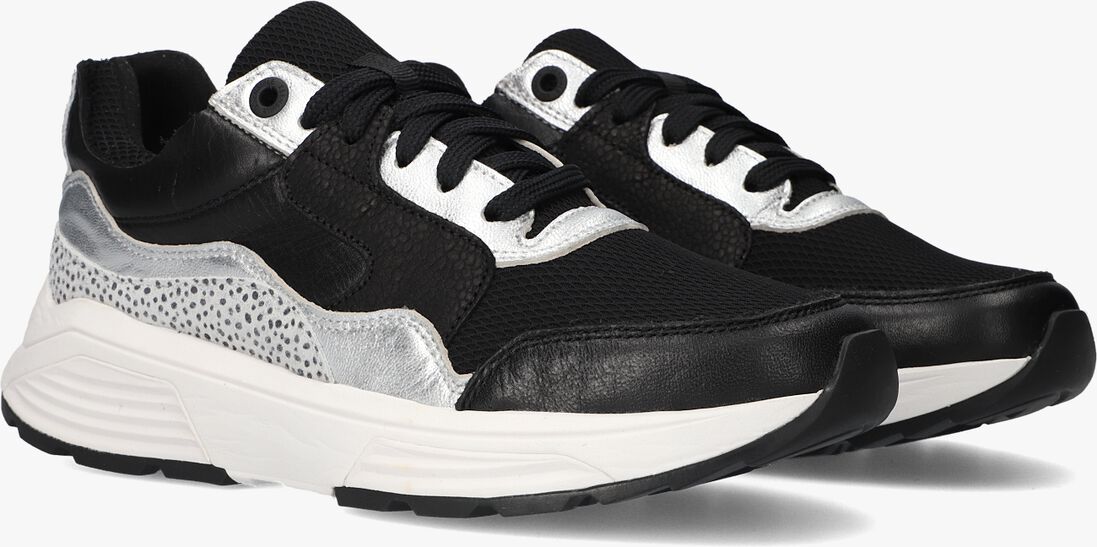 zwarte xsensible lage sneakers golden gate lady
