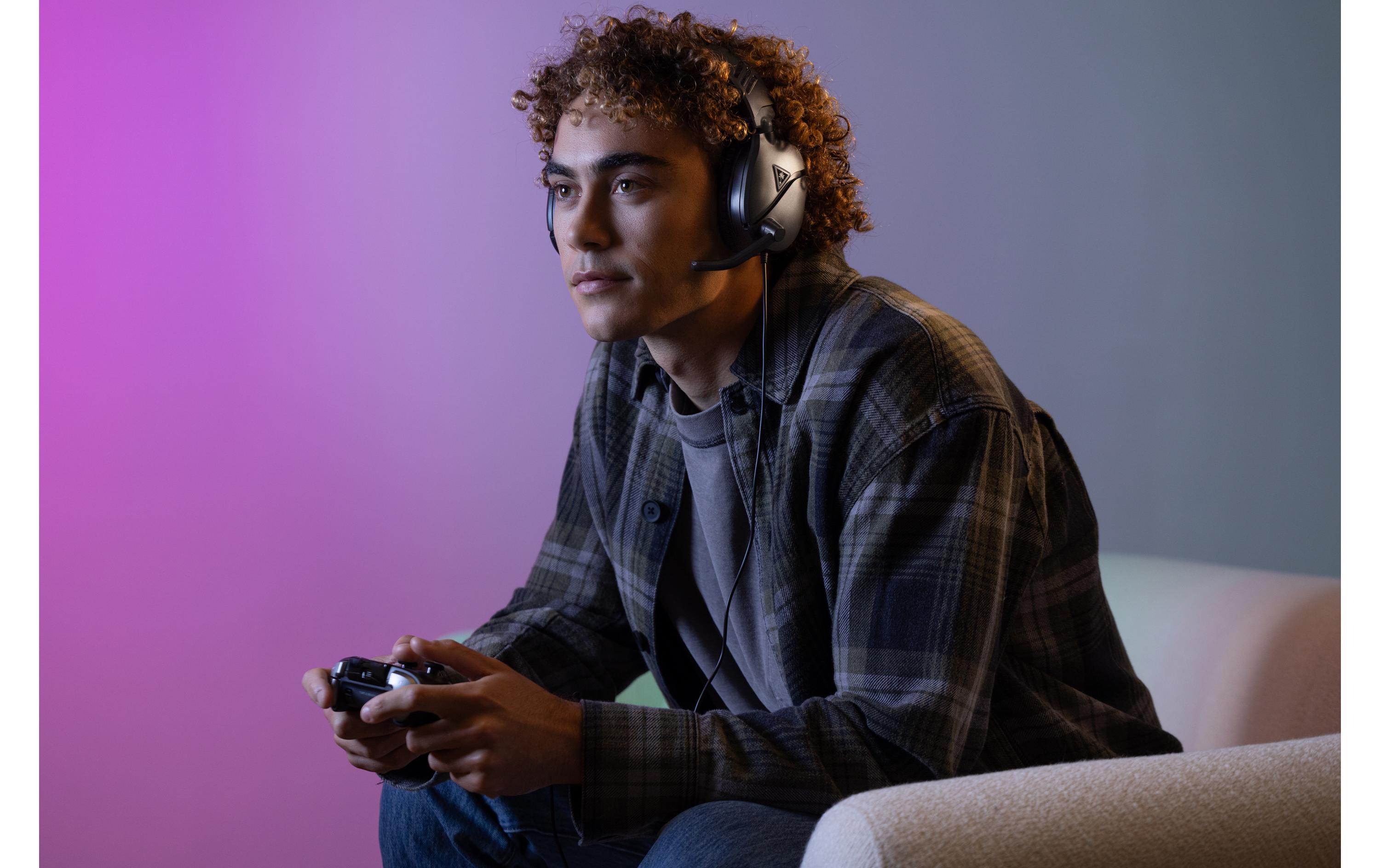 Headset Ear Force Recon 70P SchwarzGaming-Headset für PS4 und PS5