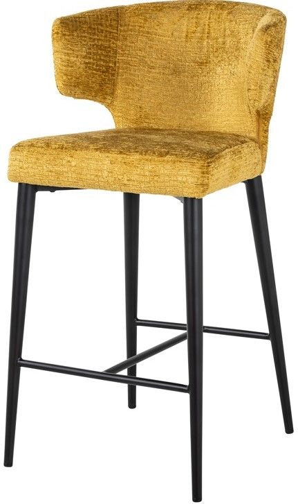 Barstoel S4715 Mustard Fusion Taylor B51 x D52 x H93.5 cm