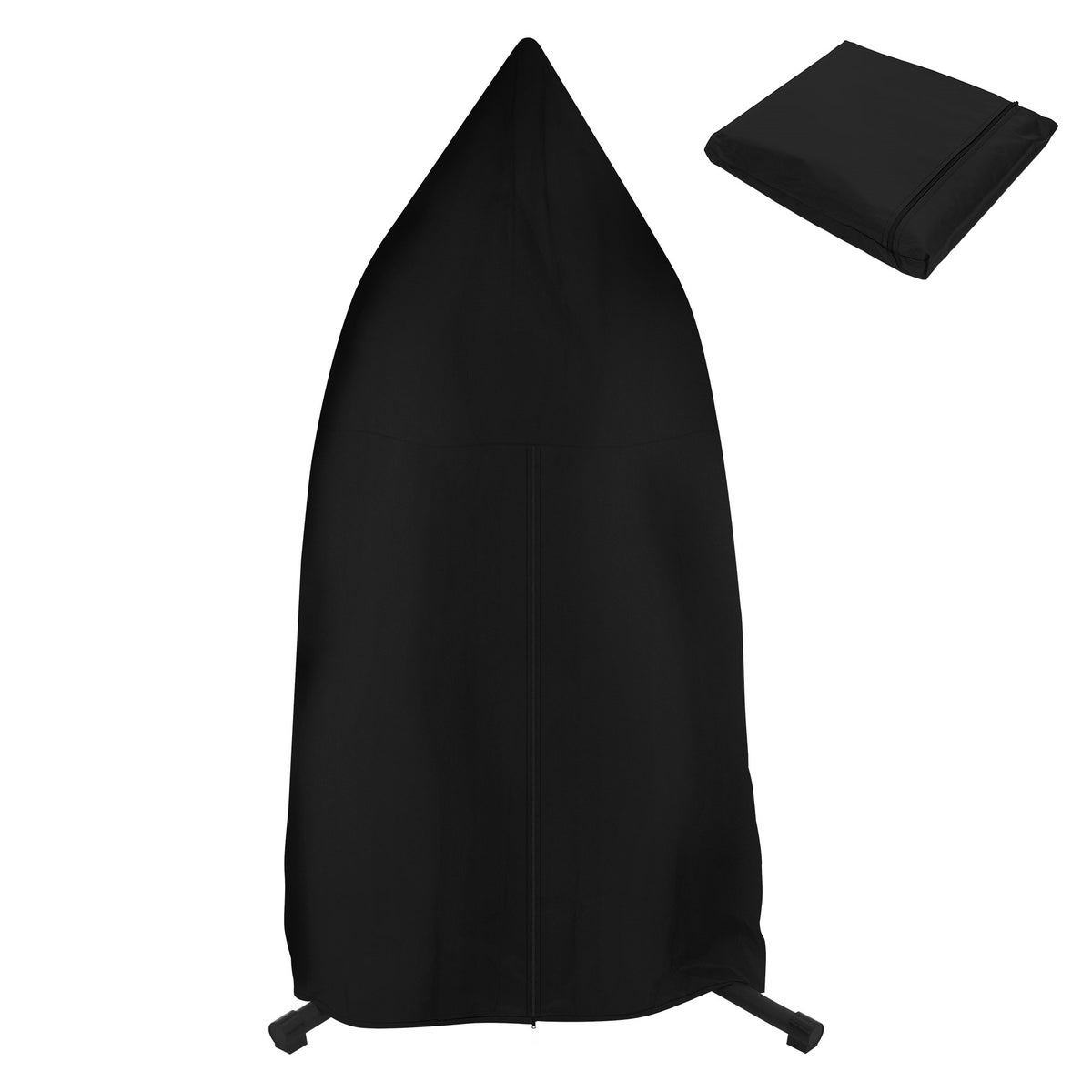 ML-Design Hangstoelhoes met rits en trekkoord, 190x115 cm, waterdicht, winddicht, uv-bestendig, zeer sterke scheurbestendige Oxford-stof, hangstoel, hangmand, beschermhoes voor schommelstoel