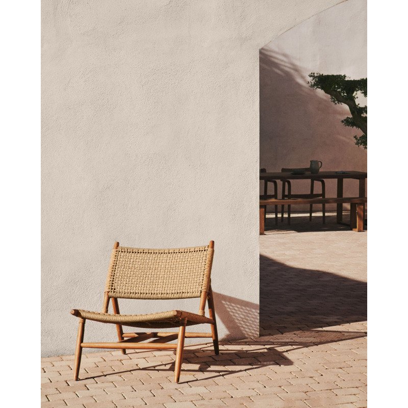 Fauteuil Codolar en bois de teck massif