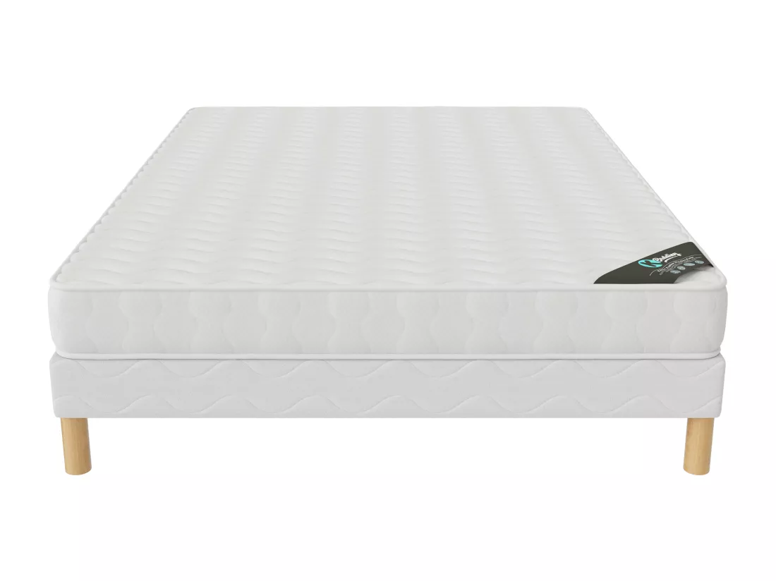 Ensemble matelas Senso + sommier 140x200 hauteur 17cm