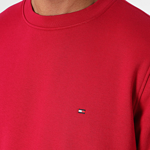 Sweat Crewneck Flag Logo 2735 Fuchsia