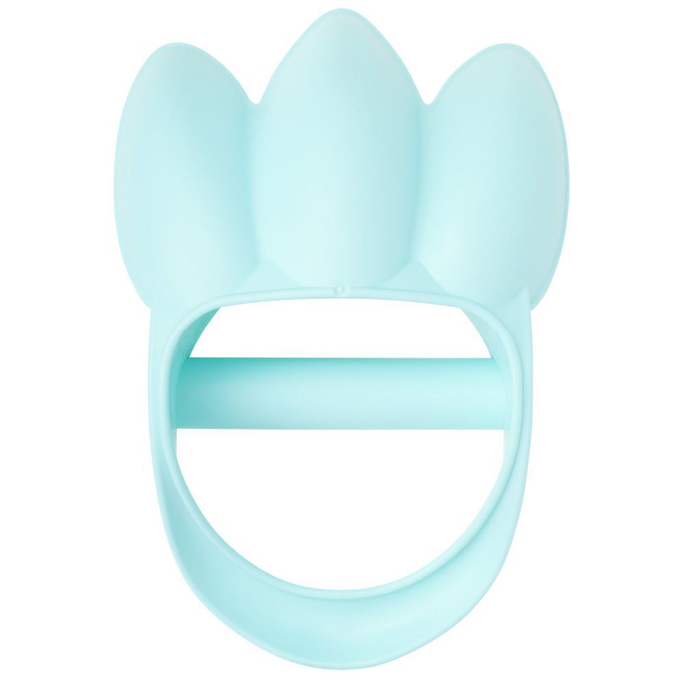 Gant râteau de plage Funky plastique jaune ou bleu 13x7xH19cm