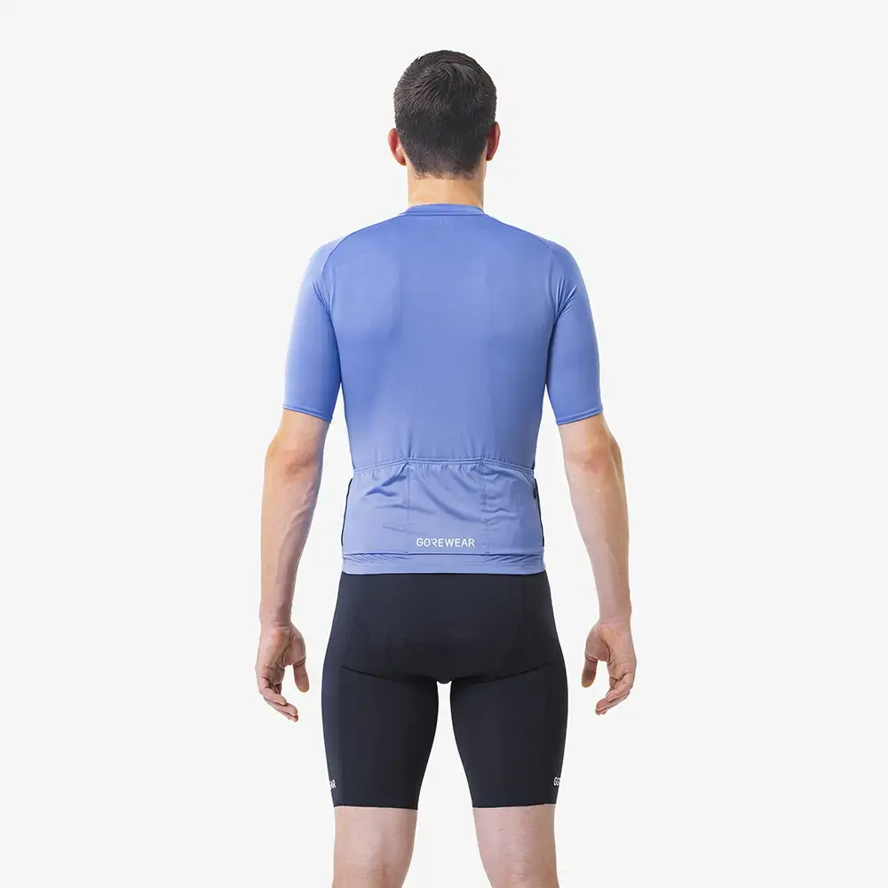 GORE Wear Spinshift Fietsshirt Korte Mouwen Scrub Blauw Heren