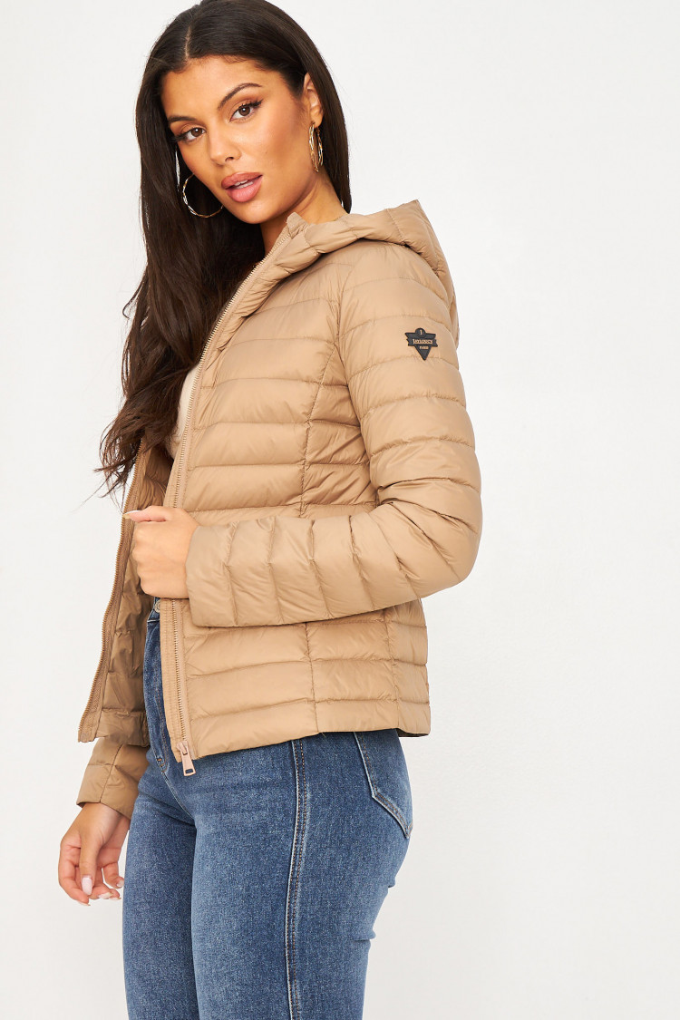 Doudoune en duvet très chaude taupe