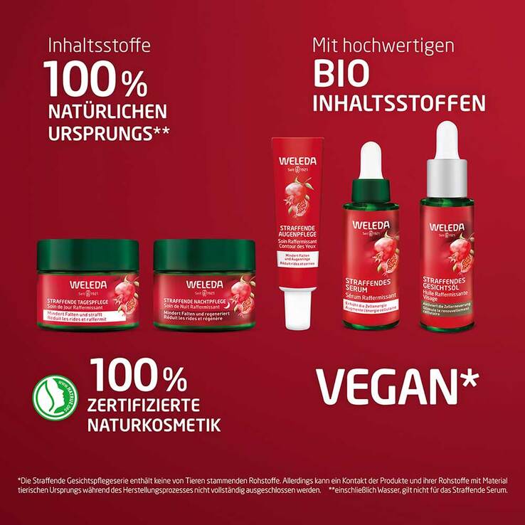 Weleda straffendes Serum Granatapfel & Maca, 10 ml