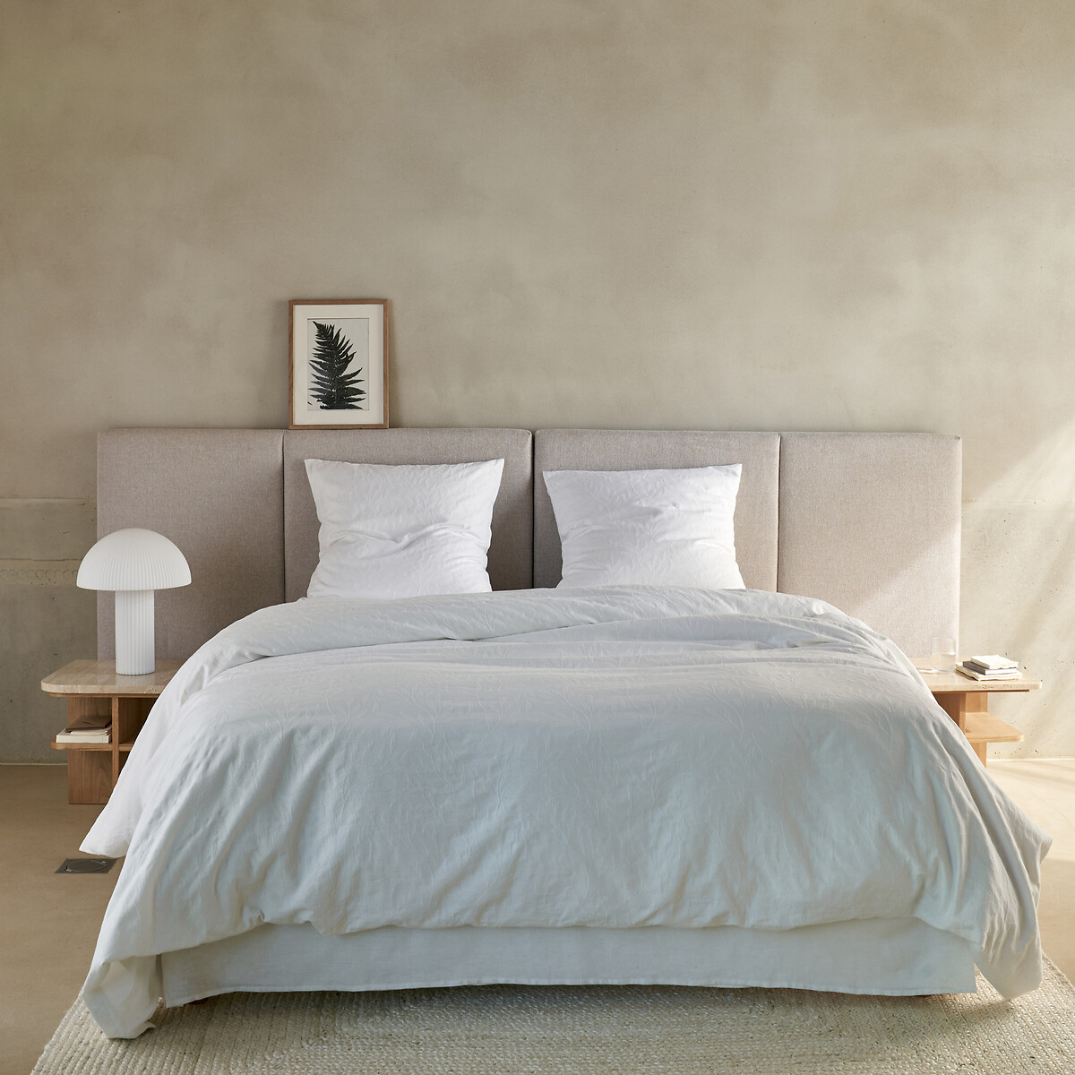 LA REDOUTE INTERIEURS<br>Cabeceira XXL, Marfim