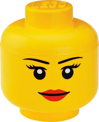 LEGO Oppbevaring L Jente, Gul