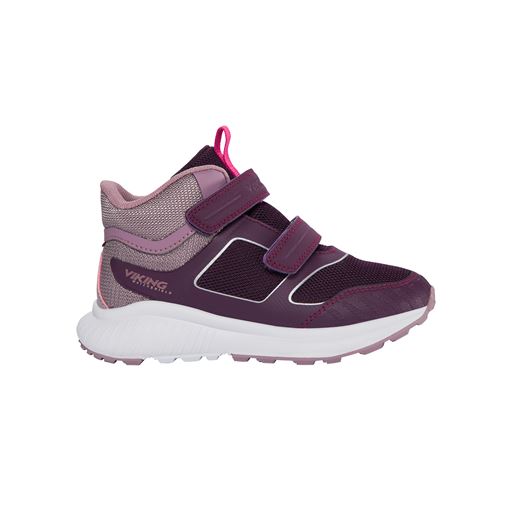 Viking Avery Mid WP Sneakers, Aubergine/Dusty Pink, 42