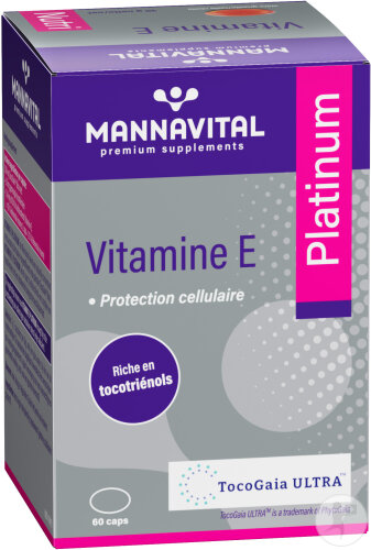 Mannavital Vitamine E Platinum 60 Capsules