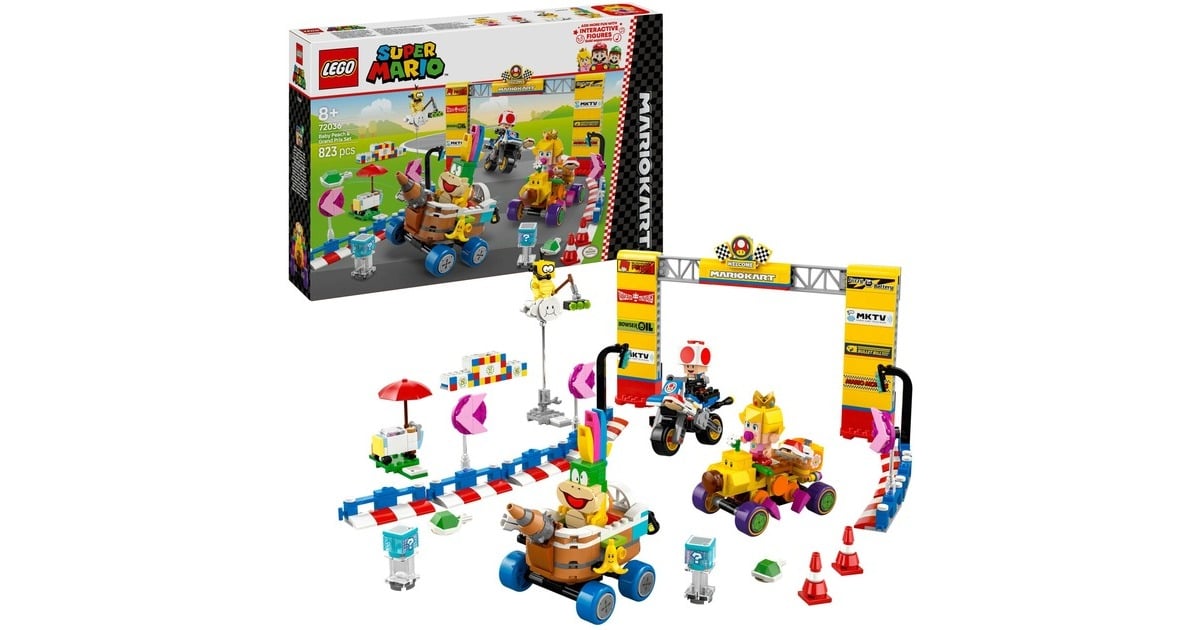 LEGOSuper Mario - Mario Kart – Baby Peach en grand prix–set Constructiespeelgoed  (72036)