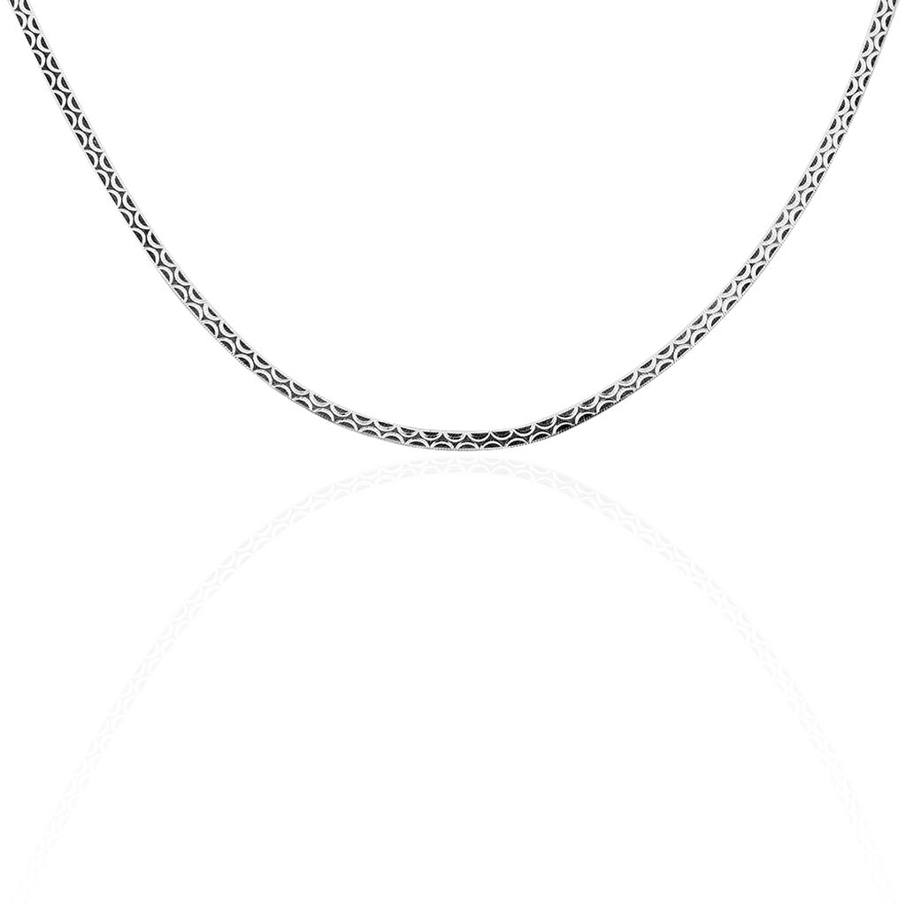 Collier Kalyane Argent Bicolore