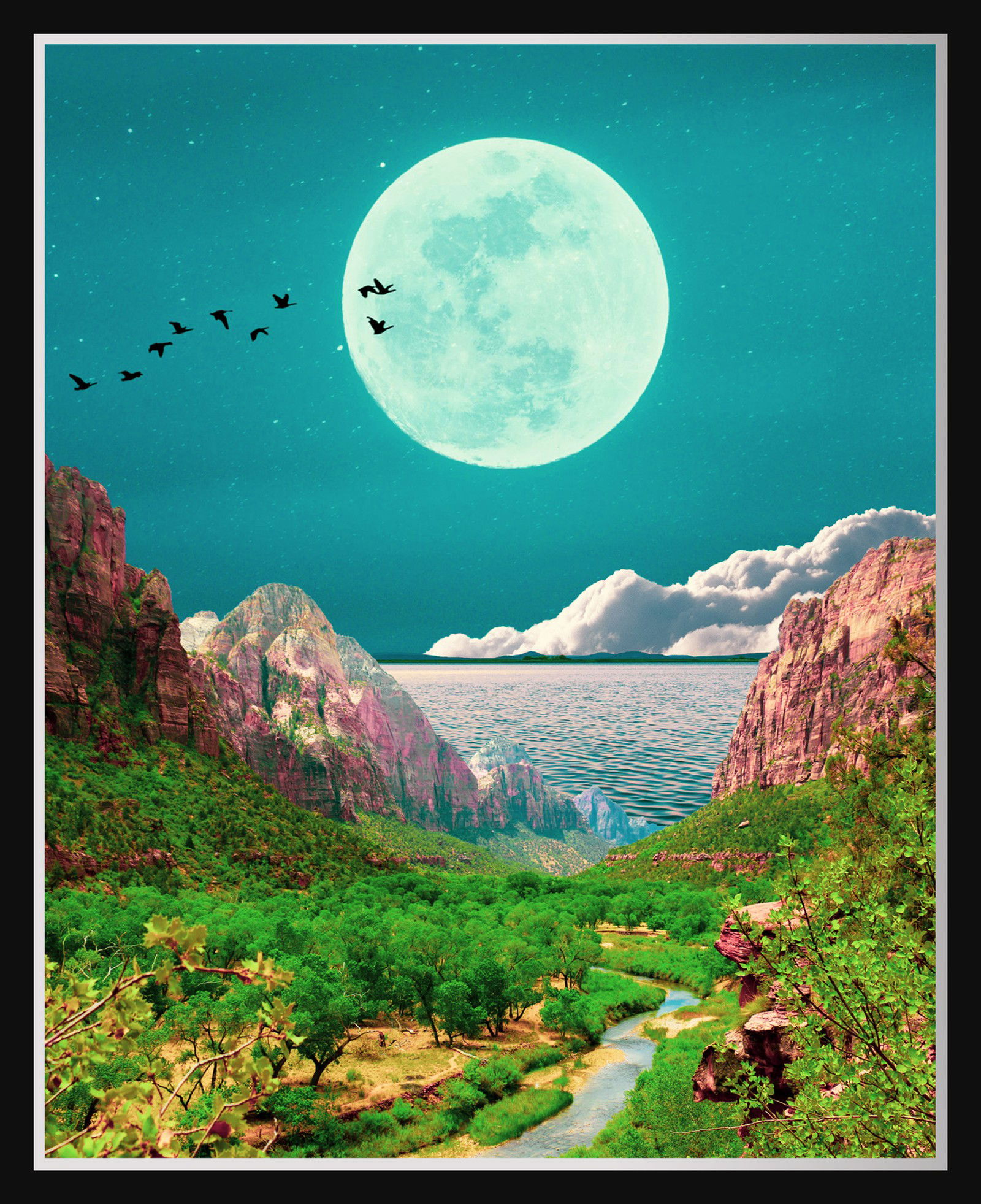 Solstice Canyon, 2021 by Natasha Chomko - Limited Edition. Edition of: 150. Signed.