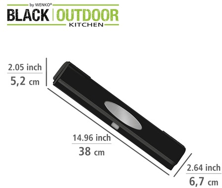 WENKO Folienspender »Modell Perfect-Cutter« für Folienrollen bis 33 cm Breite, für Alufolien und Frischhaltefolien