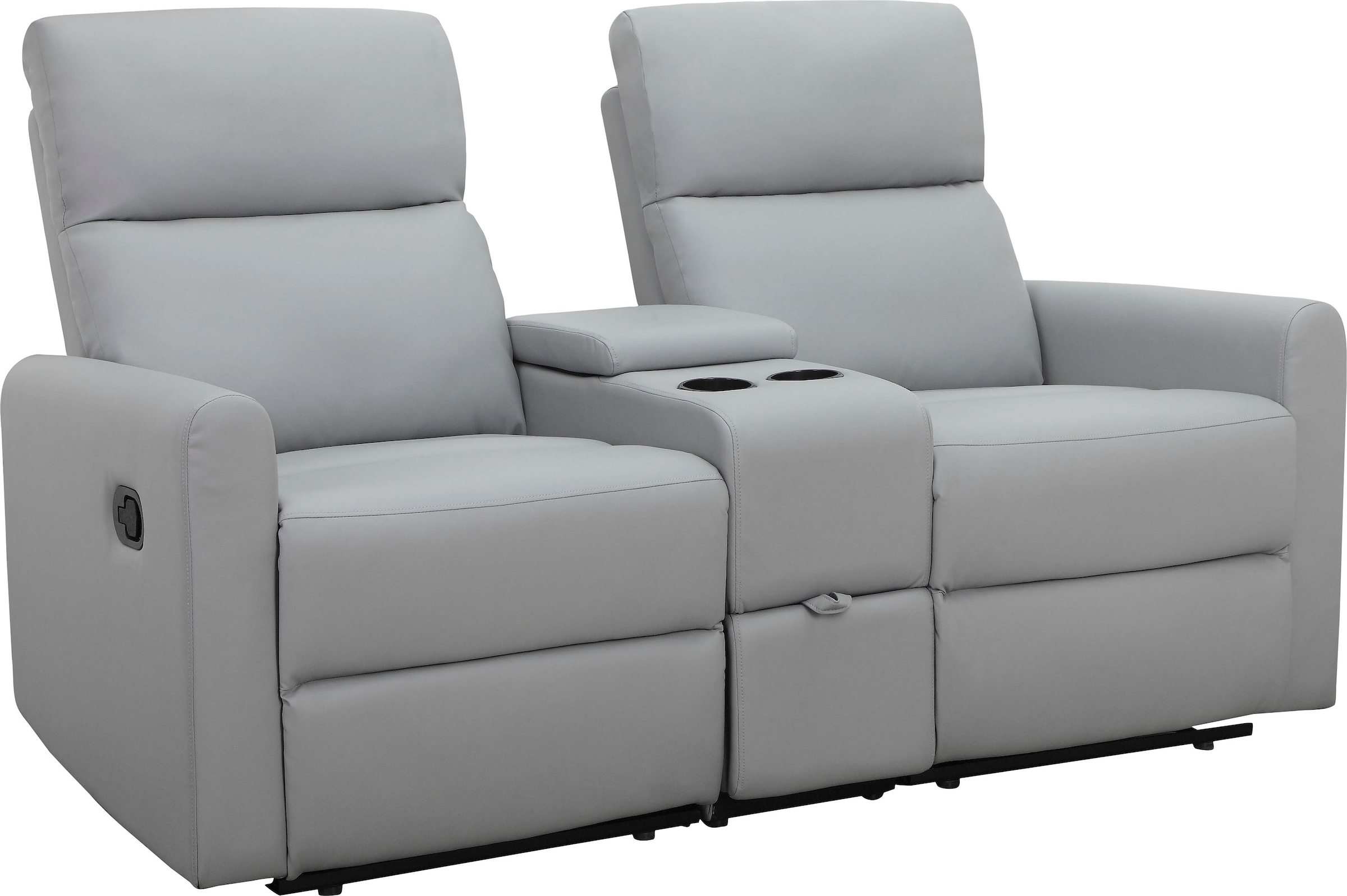 Home affaire 2-Sitzer »Daoulas, 2er-Kinosofa, TV-Sessel, Multimedia-Sofa« Kinosofa mit Relaxfunktion, Getränkehalter und Stauraum