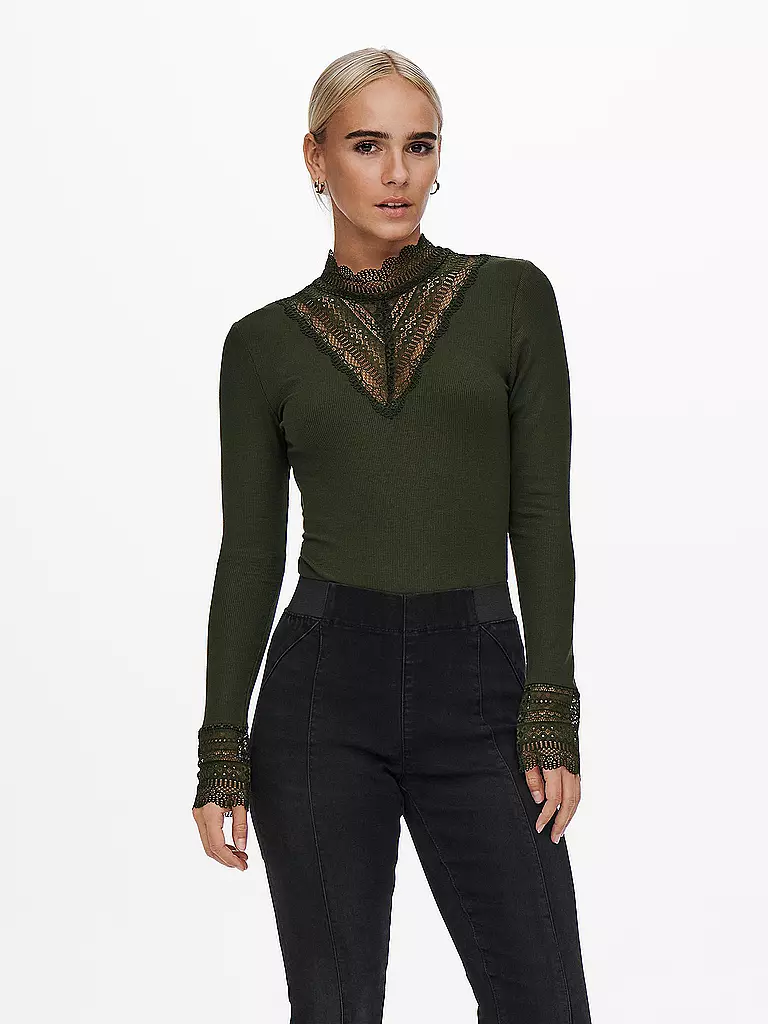 ONLY Langarmshirt ONLTILDE olive