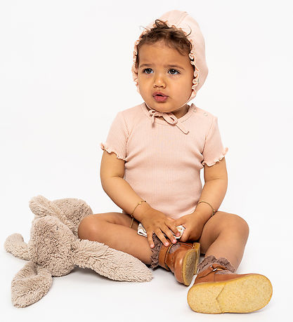 Minimalisma Babyhjelm - Blåssom - Silke/Bomuld - Sweet Rose
