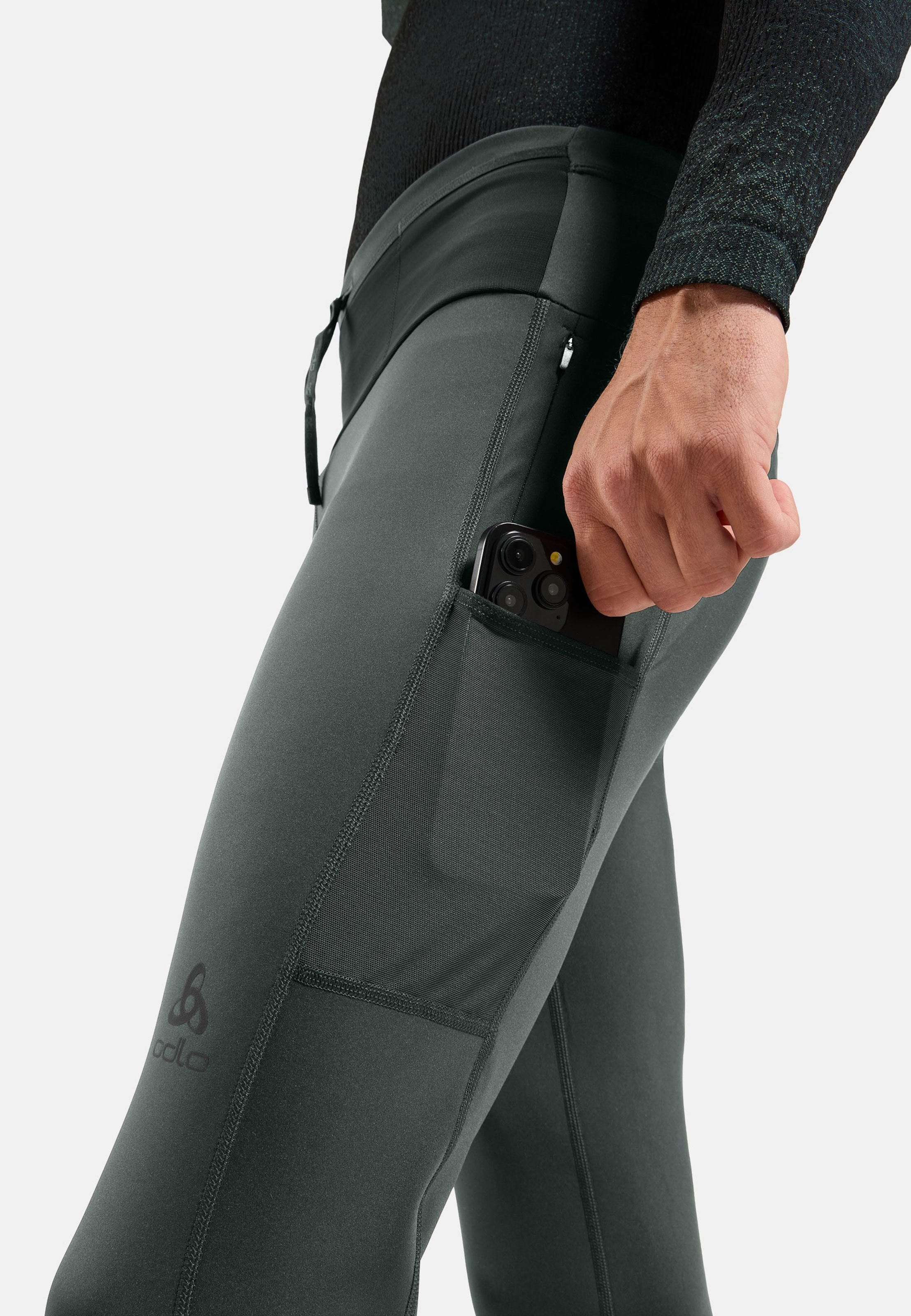 X-Alp Warm Cargo-Trailrunning-Tights in urban chic