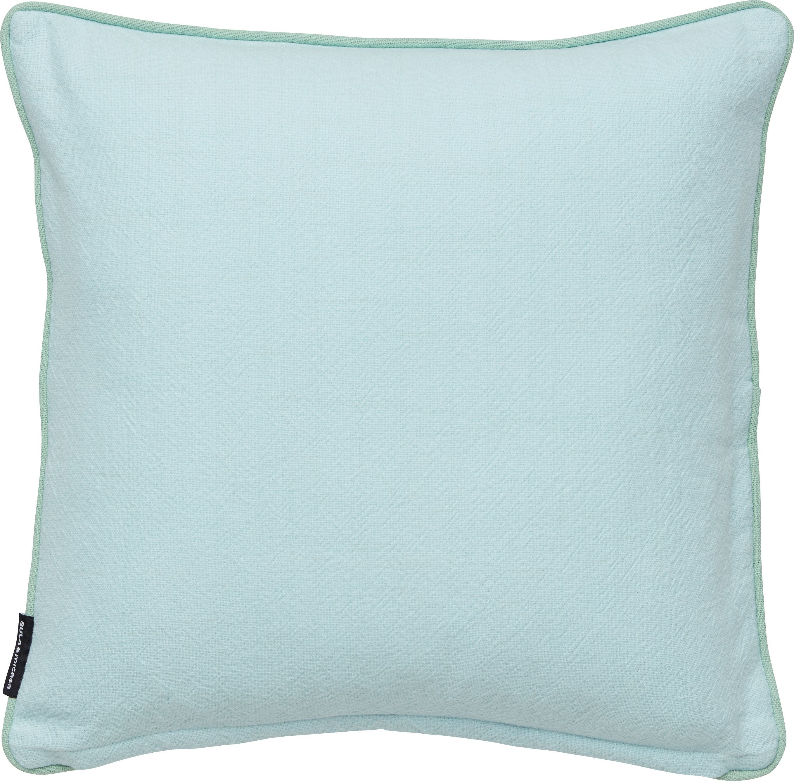 SE SOLE Zierkissen - Blau / B: 45.0 cm x H: 45.0 cm