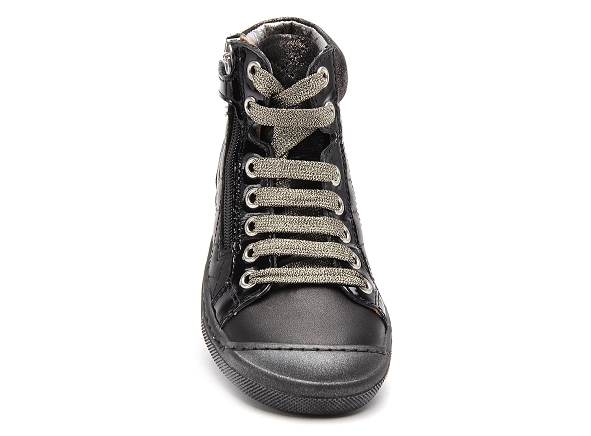 Shoo pom boots bottine enfant plug zip lace noir